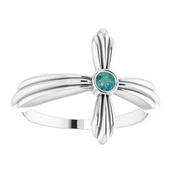 Sideways Cross Ring Image 3 Hopman Jewelers Elkhart, IN