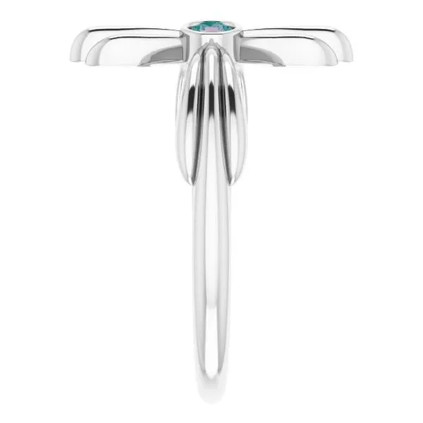 Sideways Cross Ring Image 4 Hopman Jewelers Elkhart, IN