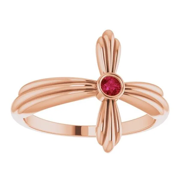 Sideways Cross Ring Image 3 Leslie E. Sandler Fine Jewelry and Gemstones rockville , MD