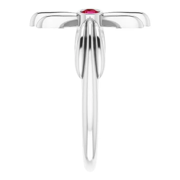 Sideways Cross Ring Image 4 Hopman Jewelers Elkhart, IN