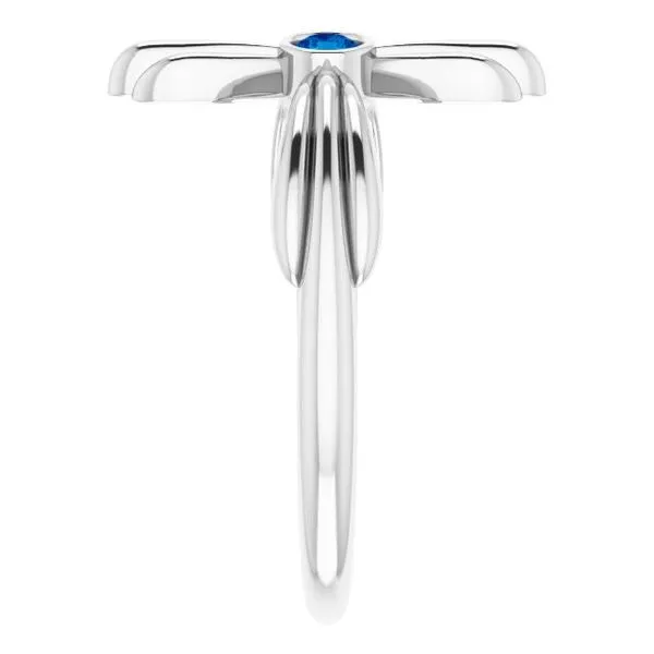 Sideways Cross Ring Image 4 Hopman Jewelers Elkhart, IN