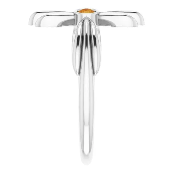 Sideways Cross Ring Image 4 J. Meredith Jewelers Delafield, WI