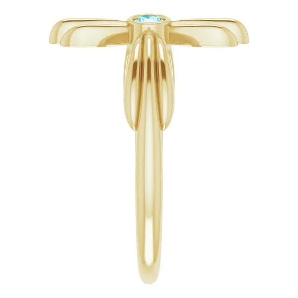 Sideways Cross Ring Image 4 Jewelry Design Studio Jensen Beach, FL