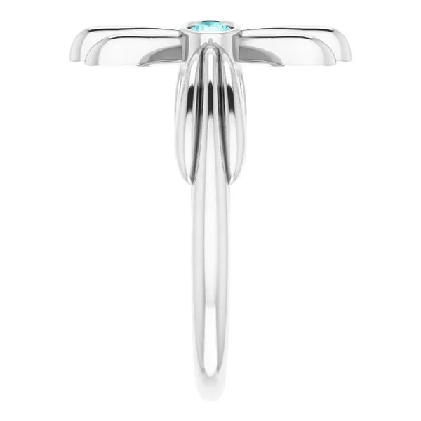 Sideways Cross Ring Image 4 Hopman Jewelers Elkhart, IN