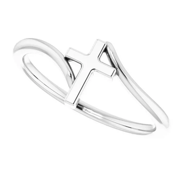 Cross Bypass Ring Image 5 Leslie E. Sandler Fine Jewelry and Gemstones rockville , MD