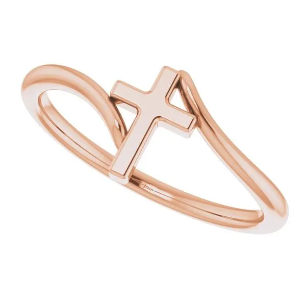 Cross Bypass Ring Image 5 J. Meredith Jewelers Delafield, WI