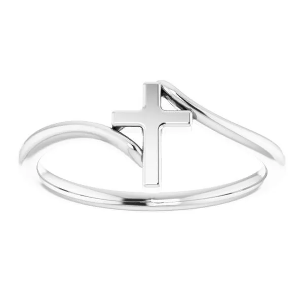 Cross Bypass Ring Image 3 Rick's Jewelers California, MD