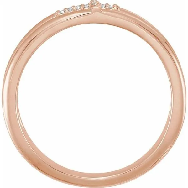 Negative Space Cross Ring Image 2 Hopman Jewelers Elkhart, IN