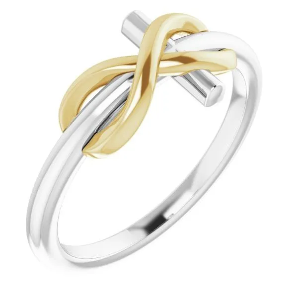 Infinity-Inspired Cross Ring Jewelry Design Studio Jensen Beach, FL
