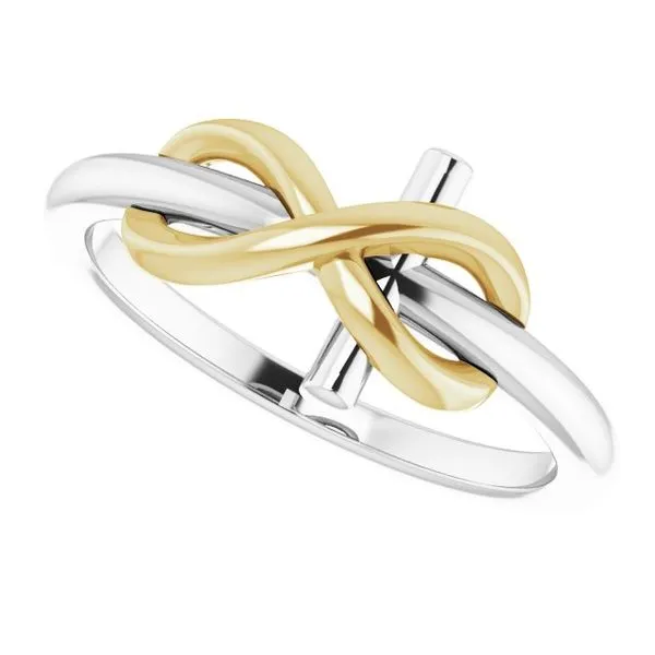 Infinity-Inspired Cross Ring Image 5 Jewelry Design Studio Jensen Beach, FL