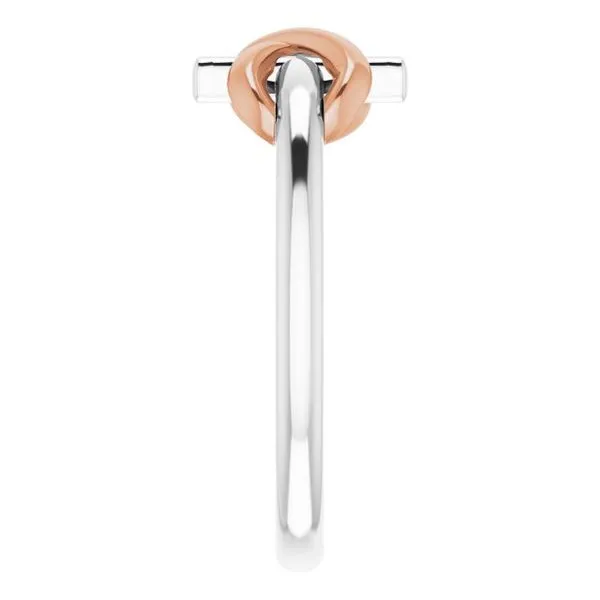 Infinity-Inspired Cross Ring Image 4 Hart's Jewelers Grants Pass, OR