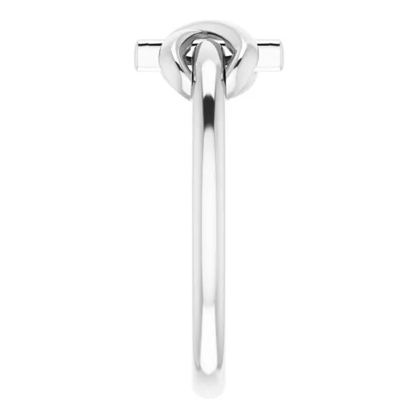 Infinity-Inspired Cross Ring Image 4 Hopman Jewelers Elkhart, IN
