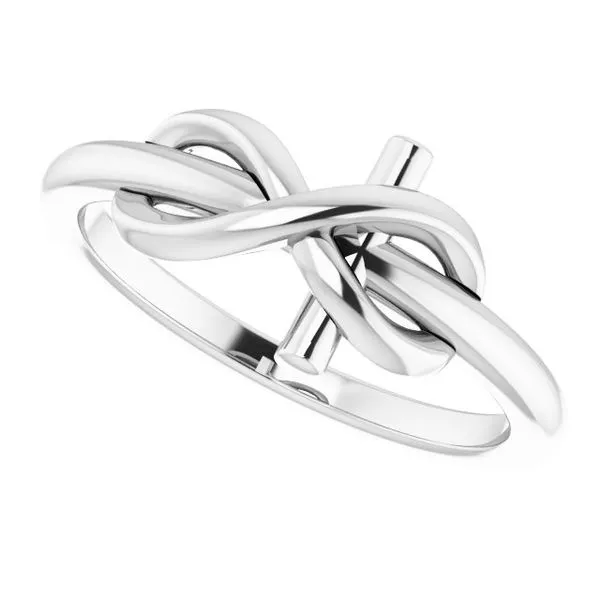 Infinity-Inspired Cross Ring Image 5 James & Williams Jewelers Berwyn, IL