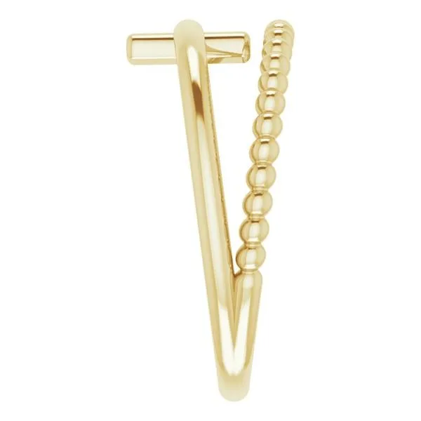 Negative Space Cross Ring Image 4 Hopman Jewelers Elkhart, IN