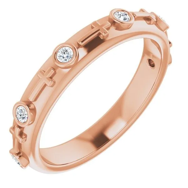 Bezel-Set Cross Ring Hopman Jewelers Elkhart, IN