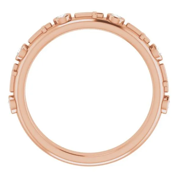 Bezel-Set Cross Ring Image 2 Jewelry Design Studio Jensen Beach, FL