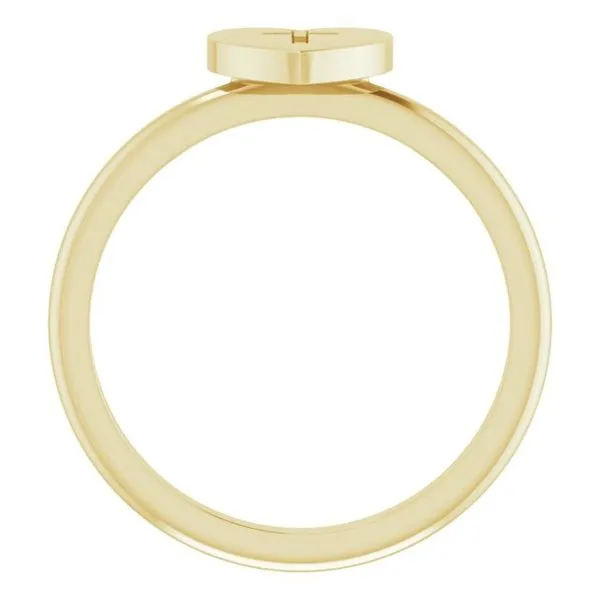 Heart with Cross Ring Image 2 Moseley Diamond Showcase Inc Lexington, SC