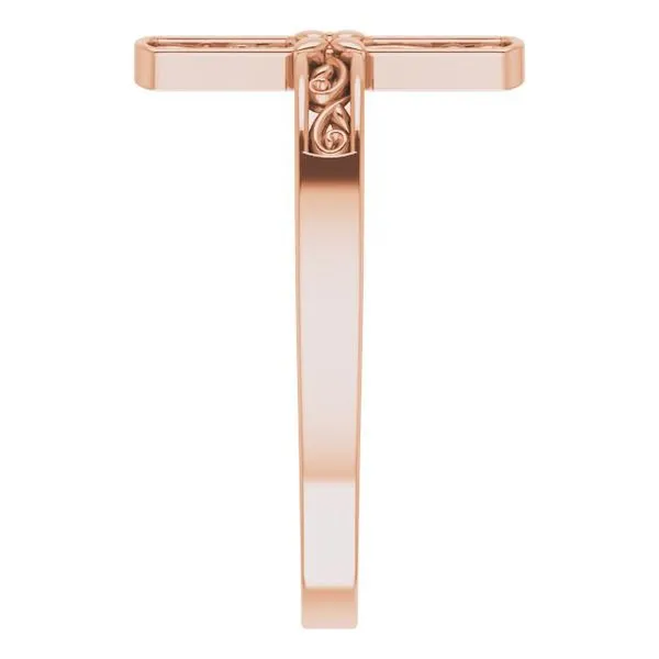 Sideways Cross Ring Image 4 Hopman Jewelers Elkhart, IN