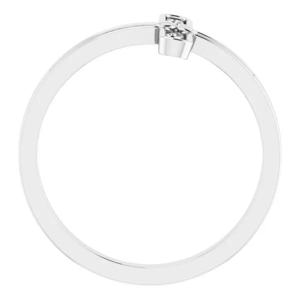 Sideways Cross Ring Image 2 Arnold's Jewelry and Gifts Logansport, IN