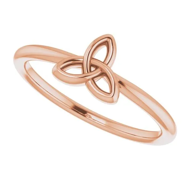 Stackable Celtic-Inspired Trinity Ring Image 5 Rasmussen Jewelers Spanish Fork, UT