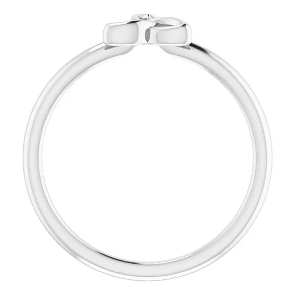 Stackable Celtic-Inspired Trinity Ring Image 2 Hopman Jewelers Elkhart, IN