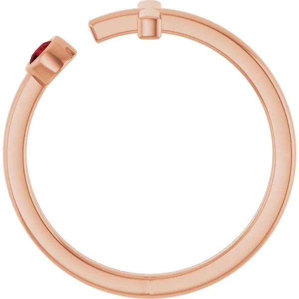 Negative Space Cross Ring Image 2 Cherry Street Jewelers Tulsa, OK