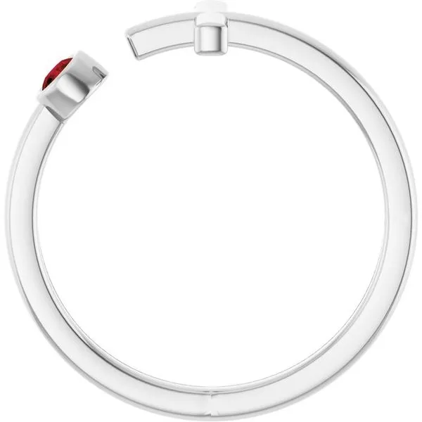 Negative Space Cross Ring Image 2 Cherry Street Jewelers Tulsa, OK