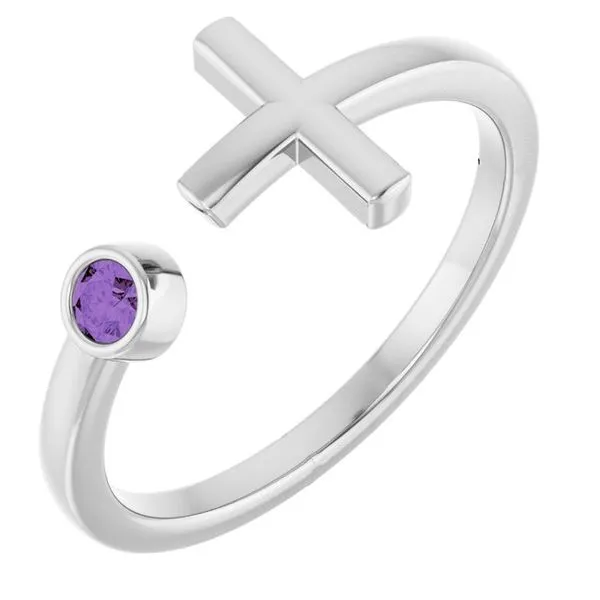 Negative Space Cross Ring Hopman Jewelers Elkhart, IN