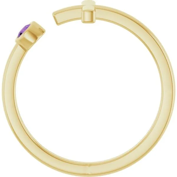 Negative Space Cross Ring Image 2 Hopman Jewelers Elkhart, IN