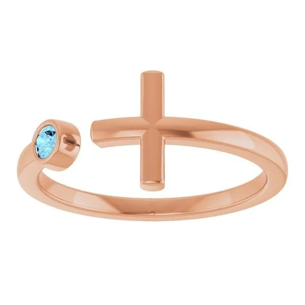 Negative Space Cross Ring Image 3 Rasmussen Jewelers Spanish Fork, UT