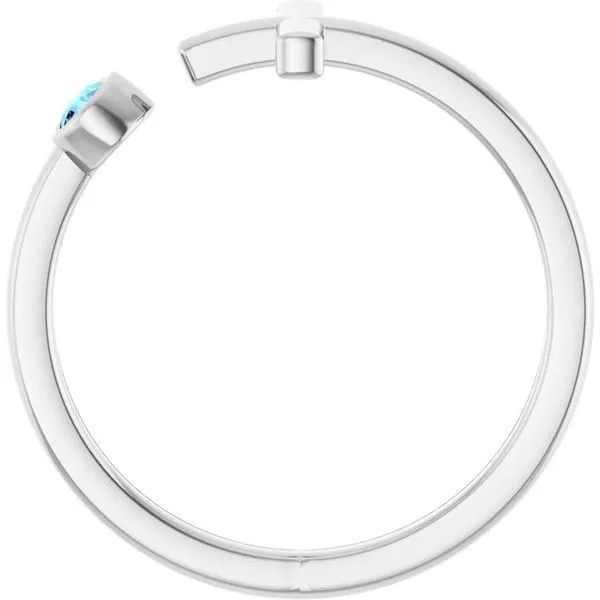 Negative Space Cross Ring Image 2 J. Meredith Jewelers Delafield, WI