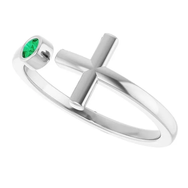 Negative Space Cross Ring Image 5 Cherry Street Jewelers Tulsa, OK