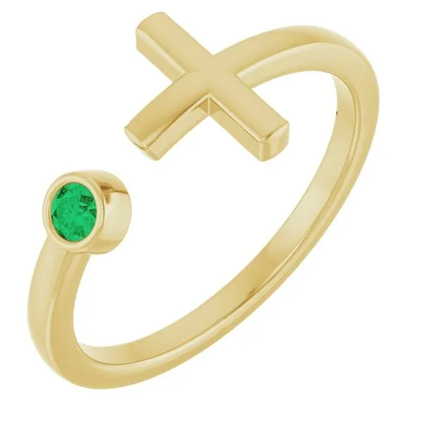 Negative Space Cross Ring Hopman Jewelers Elkhart, IN