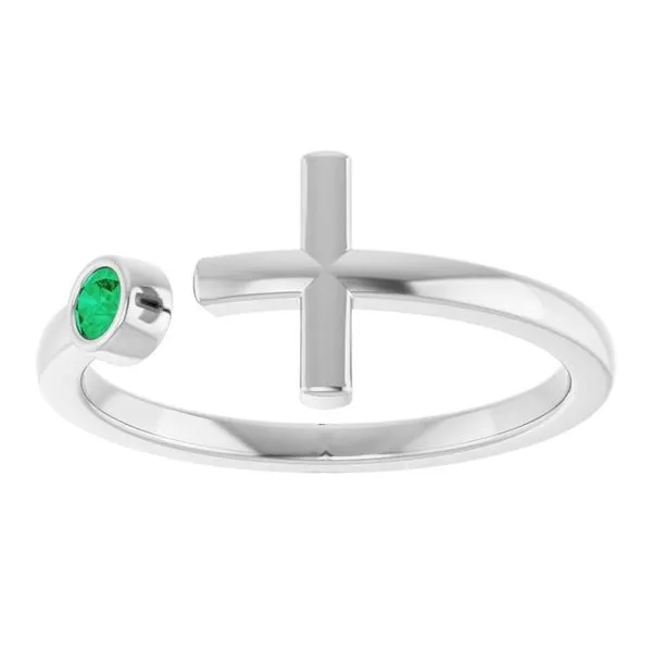 Negative Space Cross Ring Image 3 Cherry Street Jewelers Tulsa, OK