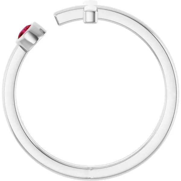 Negative Space Cross Ring Image 2 John E. Koller Jewelry Designs owasso, OK