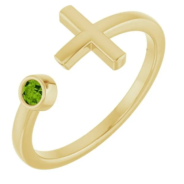 Negative Space Cross Ring Hopman Jewelers Elkhart, IN