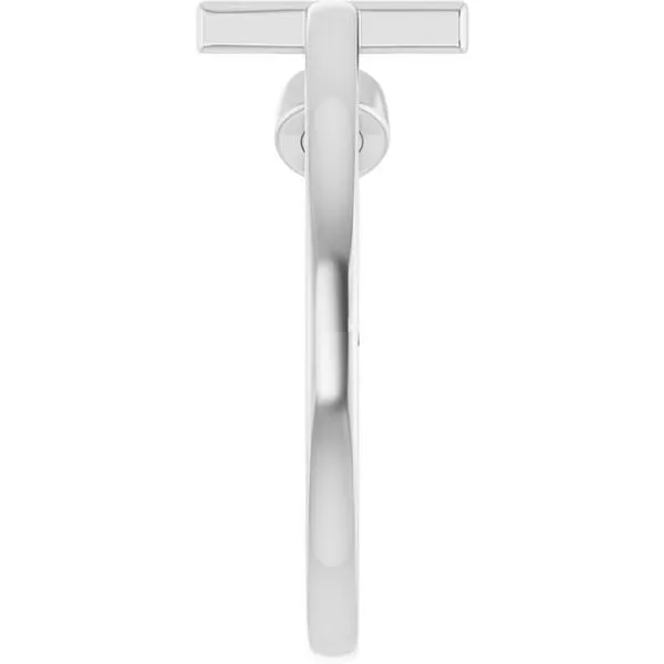 Negative Space Cross Ring Image 4 Hopman Jewelers Elkhart, IN