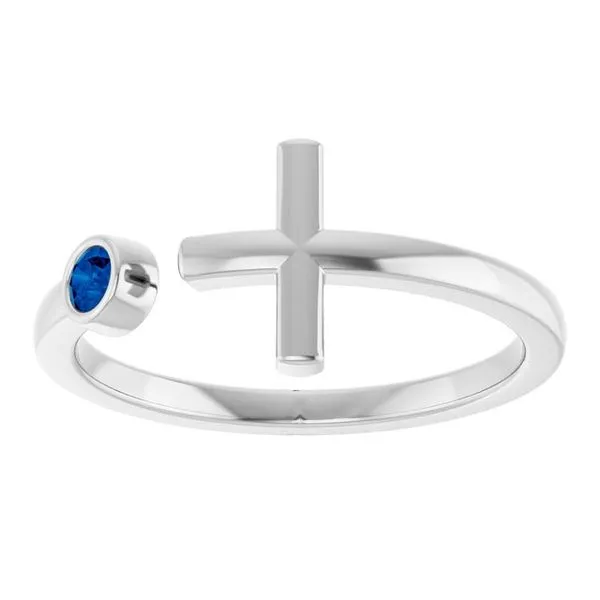 Negative Space Cross Ring Image 3 Hopman Jewelers Elkhart, IN