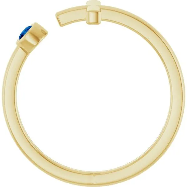 Negative Space Cross Ring Image 2 Rick's Jewelers California, MD