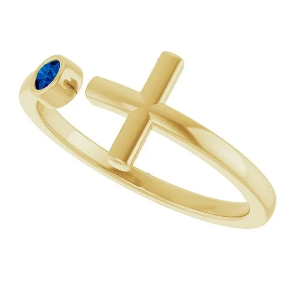 Negative Space Cross Ring Image 5 Rasmussen Jewelers Spanish Fork, UT