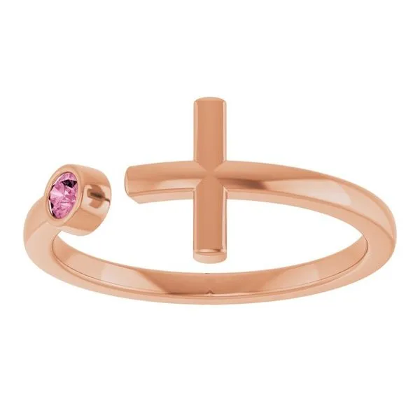 Negative Space Cross Ring Image 3 Hopman Jewelers Elkhart, IN