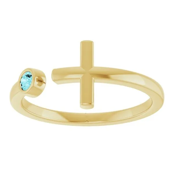 Negative Space Cross Ring Image 3 Rasmussen Jewelers Spanish Fork, UT