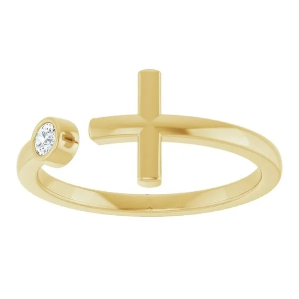 Negative Space Cross Ring Image 3 Milan's Jewelry Inc Sarasota, FL
