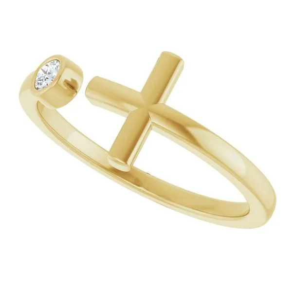 Negative Space Cross Ring Image 5 Rasmussen Jewelers Spanish Fork, UT