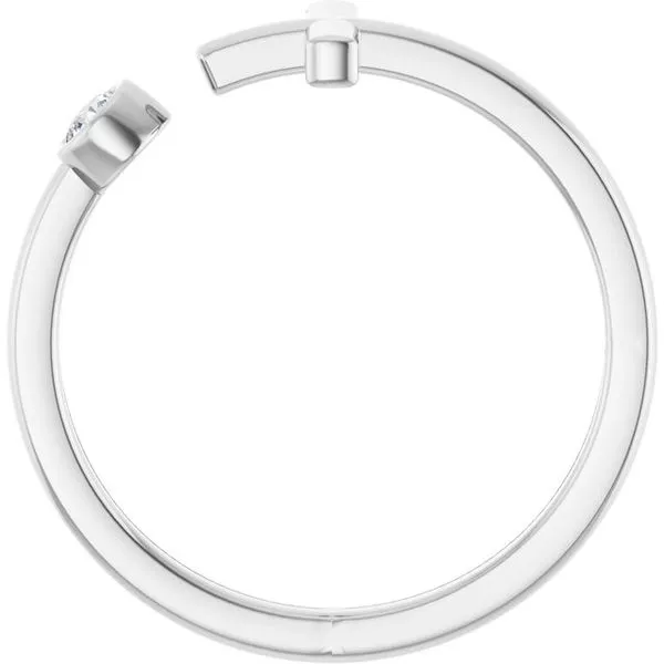 Negative Space Cross Ring Image 2 Milan's Jewelry Inc Sarasota, FL