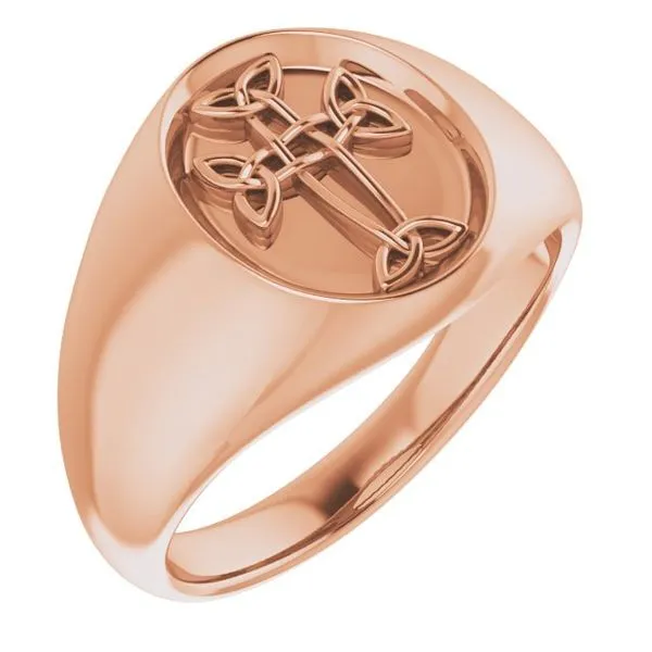 Celtic-Inspired Cross Ring Hopman Jewelers Elkhart, IN