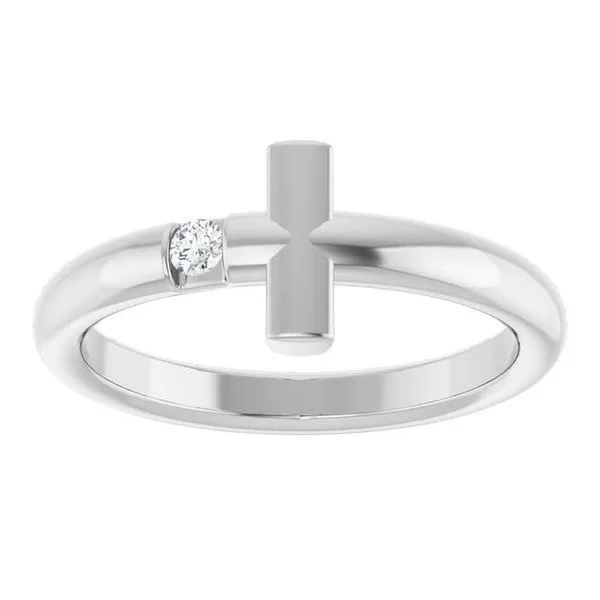 Sideways Cross Ring Image 3 Jewelry Design Studio Jensen Beach, FL