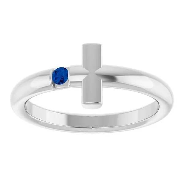 Sideways Cross Ring Image 3 James & Williams Jewelers Berwyn, IL