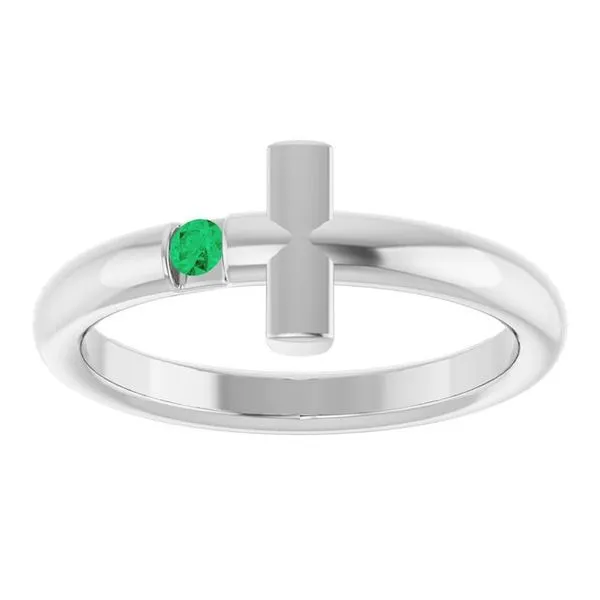 Sideways Cross Ring Image 3 Cherry Street Jewelers Tulsa, OK