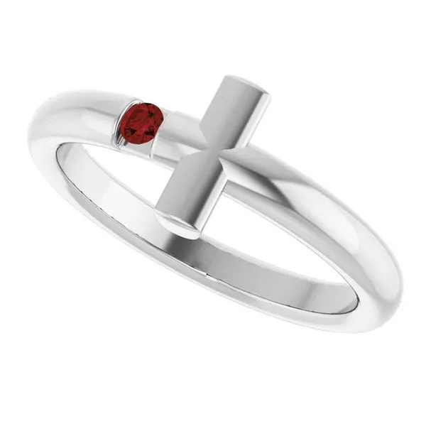 Sideways Cross Ring Image 5 Cherry Street Jewelers Tulsa, OK